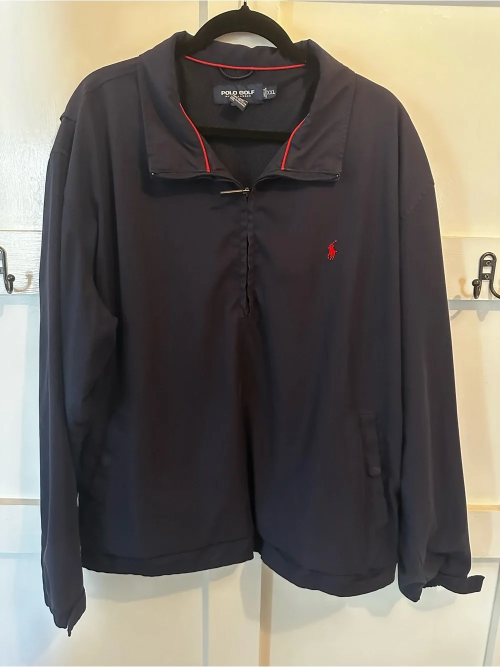 Polo Golf by Ralph Lauren Men's Navy Lightweight Half-Zip Jacket